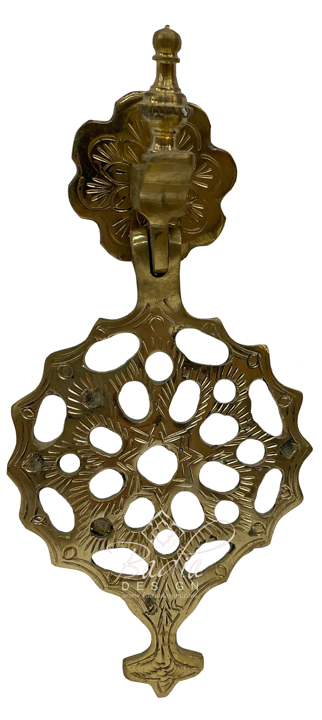 Hand-Designed Moroccan Brass Door Knocker