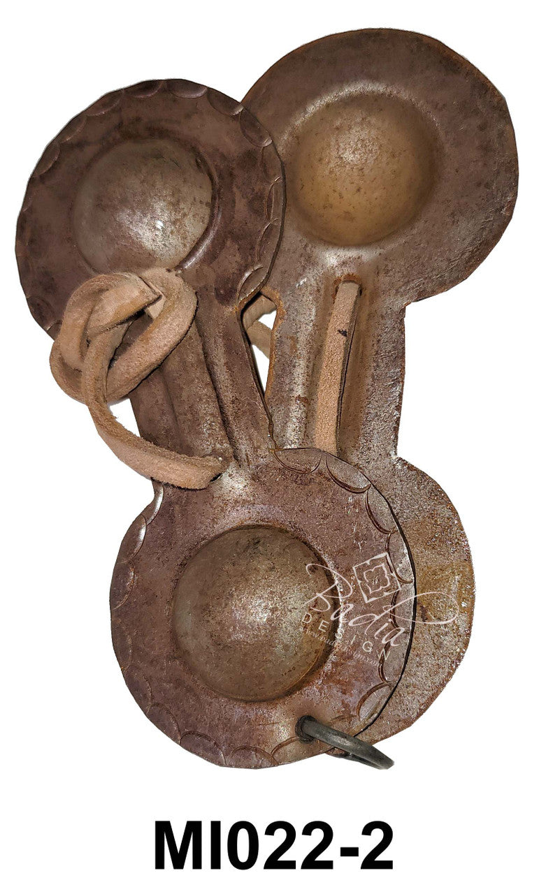 Rustic Hand Forged Moroccan Iron Castanets
