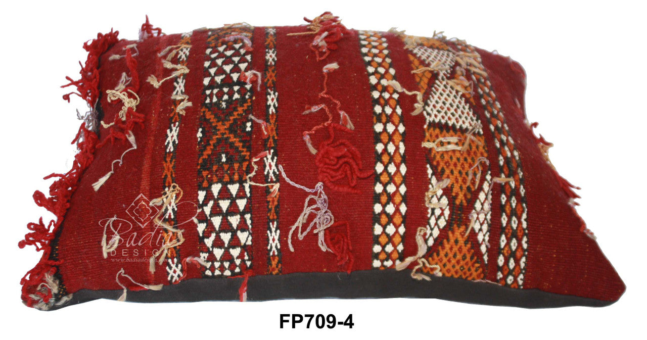 Rectangular Vintage Kilim Pillow