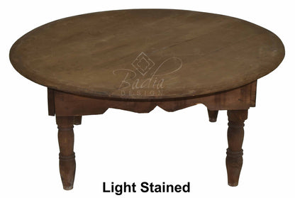 Low Cut Round Coffee Table