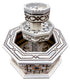 Moroccan marble fountain with geometric designs