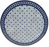 Blue and Beige Moroccan Mosaic Ceramic Tile Table Top