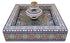 Moroccan Mosaic Square Shaped Floor Water Fountain