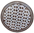 Round Moroccan Multi-Color Intricately Designed Tile Table Top