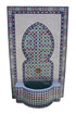 Tall Multi-Color Moroccan Mosaic Water Fountain