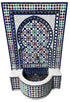Moroccan Multi-Color Mosaic Tile Water Fountain
