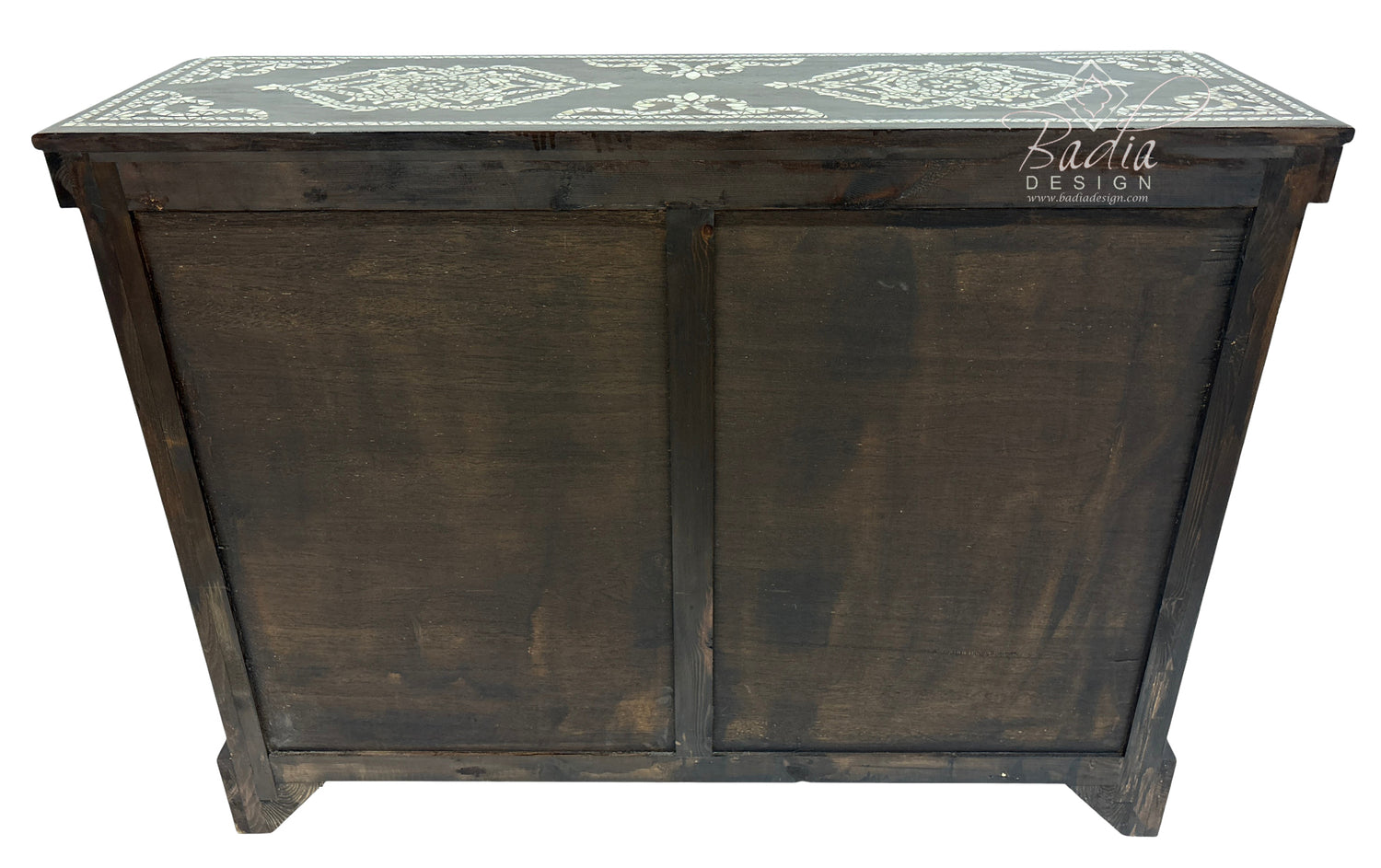 Beautiful Mother of Pearl Inlay Cabinet with Mirror