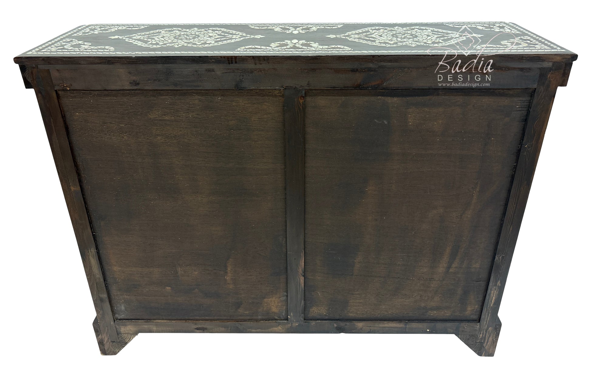 Beautiful Mother of Pearl Inlay Cabinet with Mirror