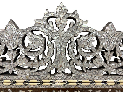 Beautiful Mother of Pearl Inlay Cabinet with Mirror