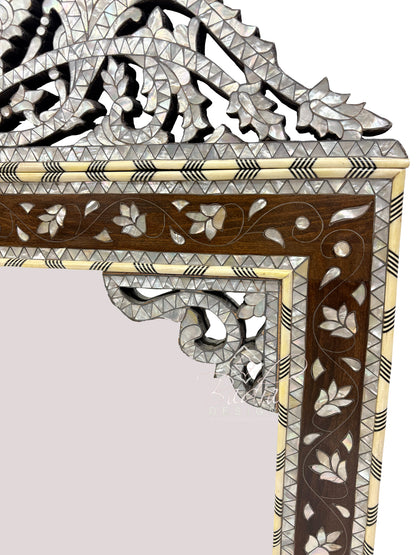 Beautiful Mother of Pearl Inlay Cabinet with Mirror