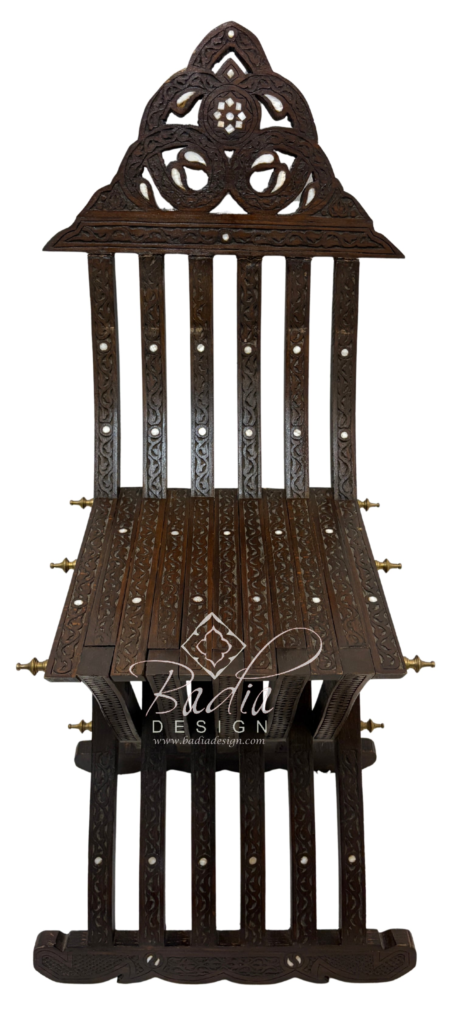 Mother of Pearl Inlay Chair