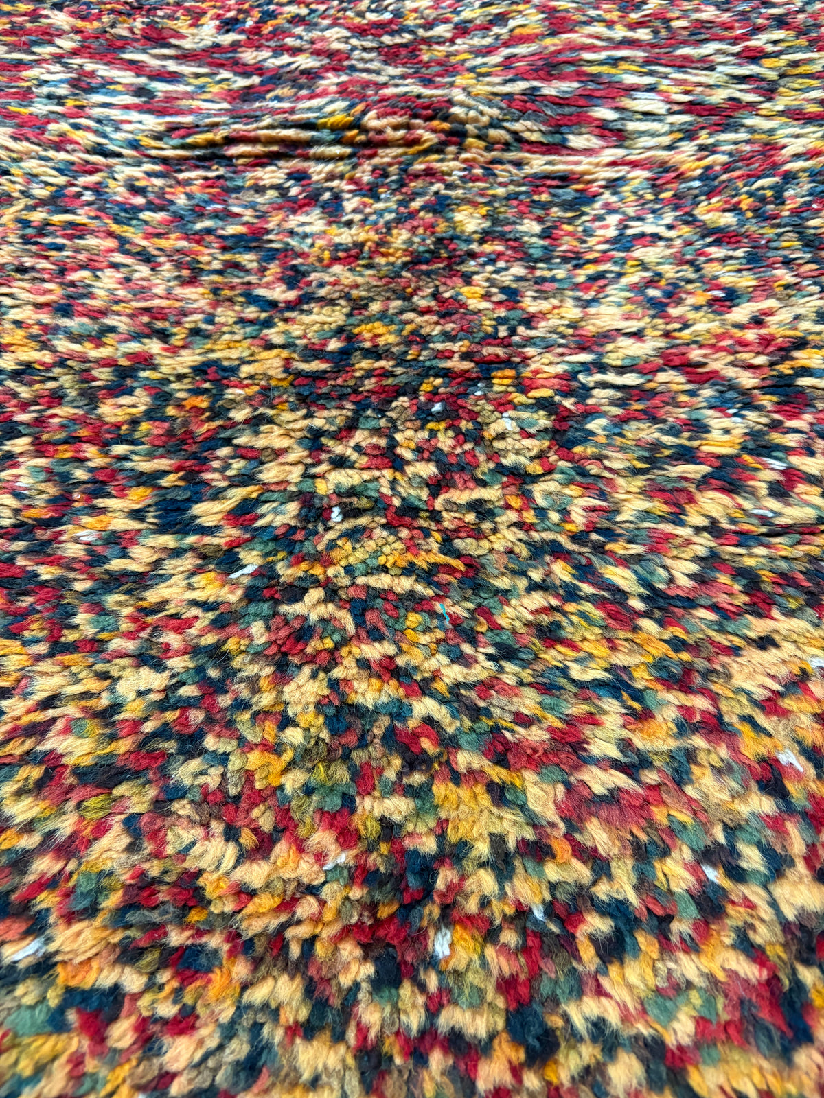 Multi-Color Abstract Berber Handwoven Rug