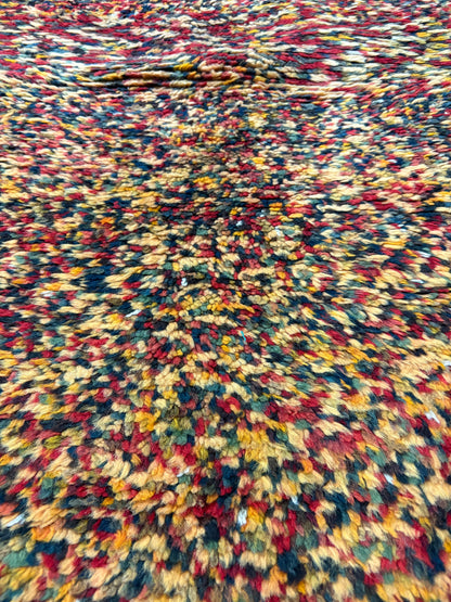 Multi-Color Abstract Berber Handwoven Rug