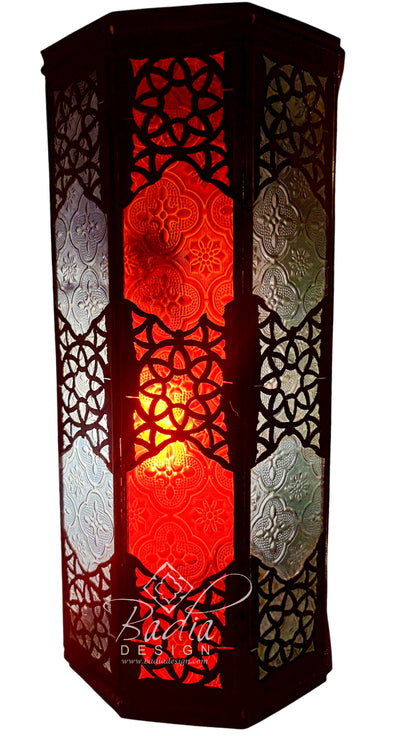Multi-Color Glass Wall Sconce Light
