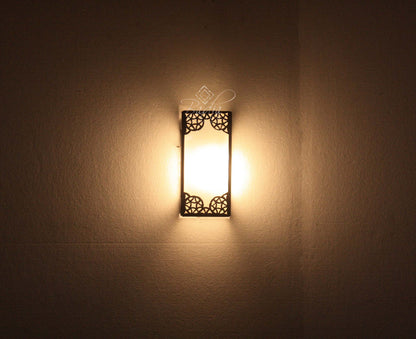 Multi-Color Glass Wall Sconce