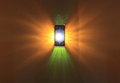 Multi-Color Glass Wall Sconce