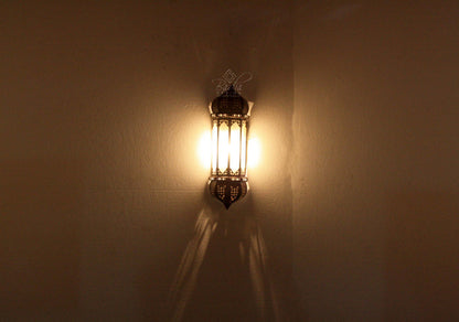 Multi-Color Glass Wall Sconce