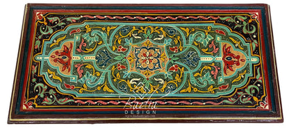Multi-Color Hand Painted Storage Cabinets
