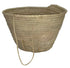 Moroccan Natural Color Handwoven Straw Handbag with Thin Strap