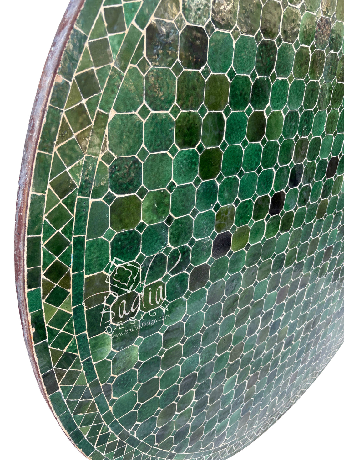60" Evergreen Mosaic Tile Table Top