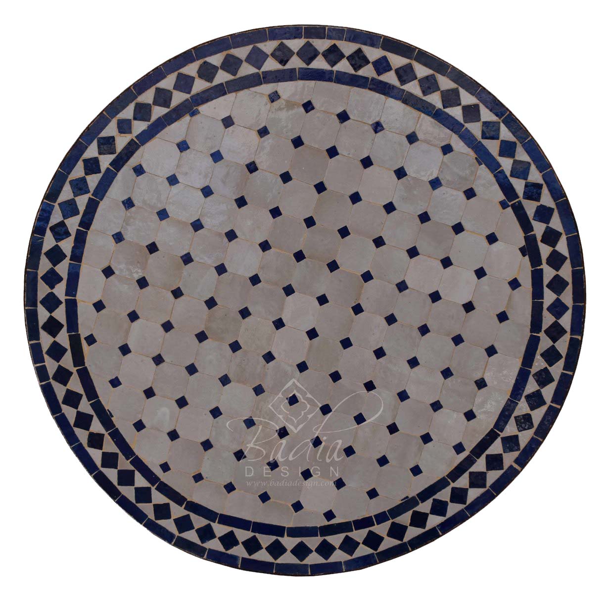 32" Round Mosaic Tile Table Top