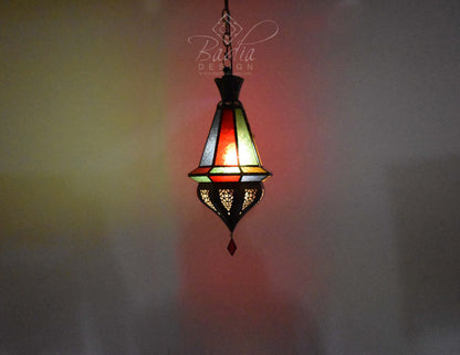 Pendant Lights with Multi-Color Glass
