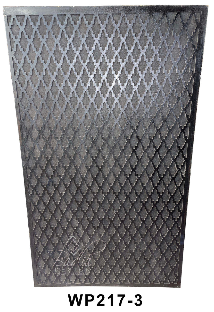 Grid-patterned filter with brand logo and model number on a white background