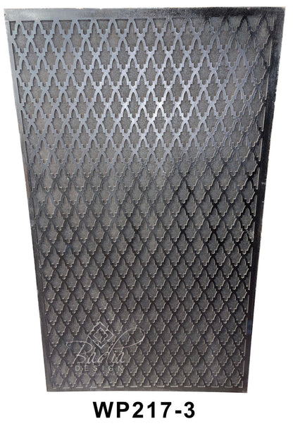 Grid-patterned filter with brand logo and model number on a white background