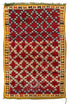 Moroccan Red Geometric Berber Handwoven Rug
