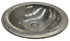 Round Moroccan Engraved Silver Bowl Sink