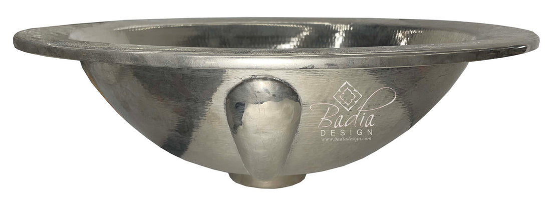 Stainless steel sink basin with &