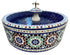 Moroccan Round Mosaic Floor Water Fountain Basin