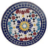 Round Moroccan Multi-Color Tile Table Top