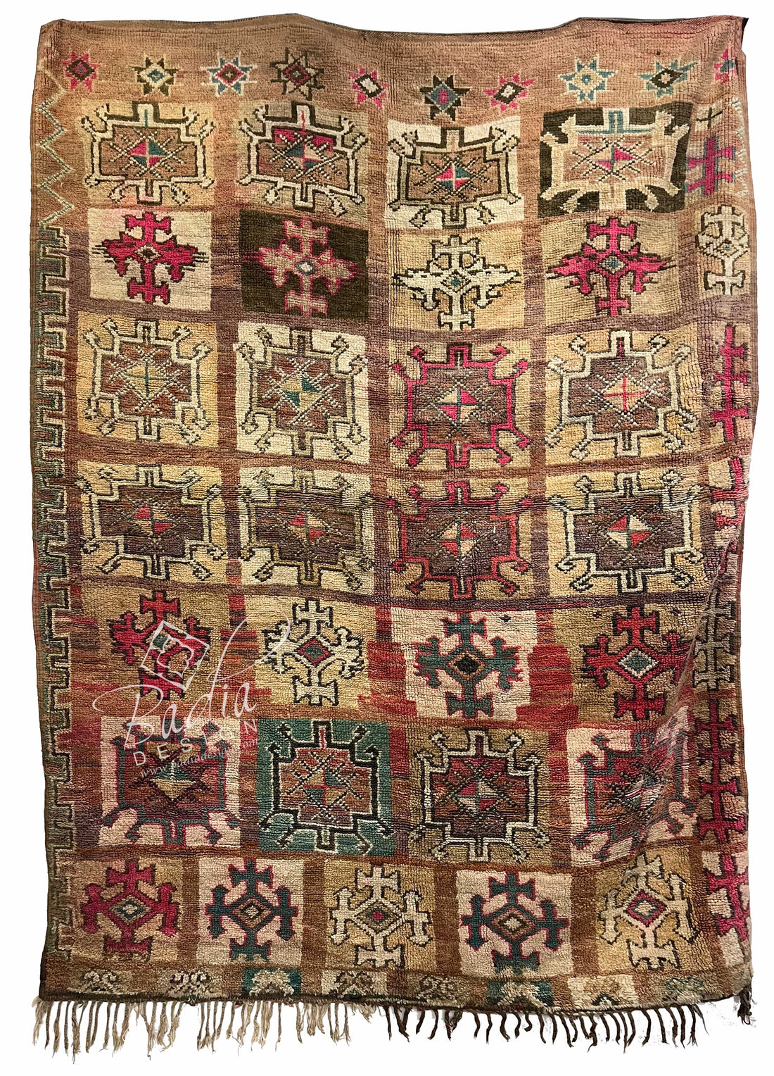 Moroccan Hand Woven Berber Tribal Rug