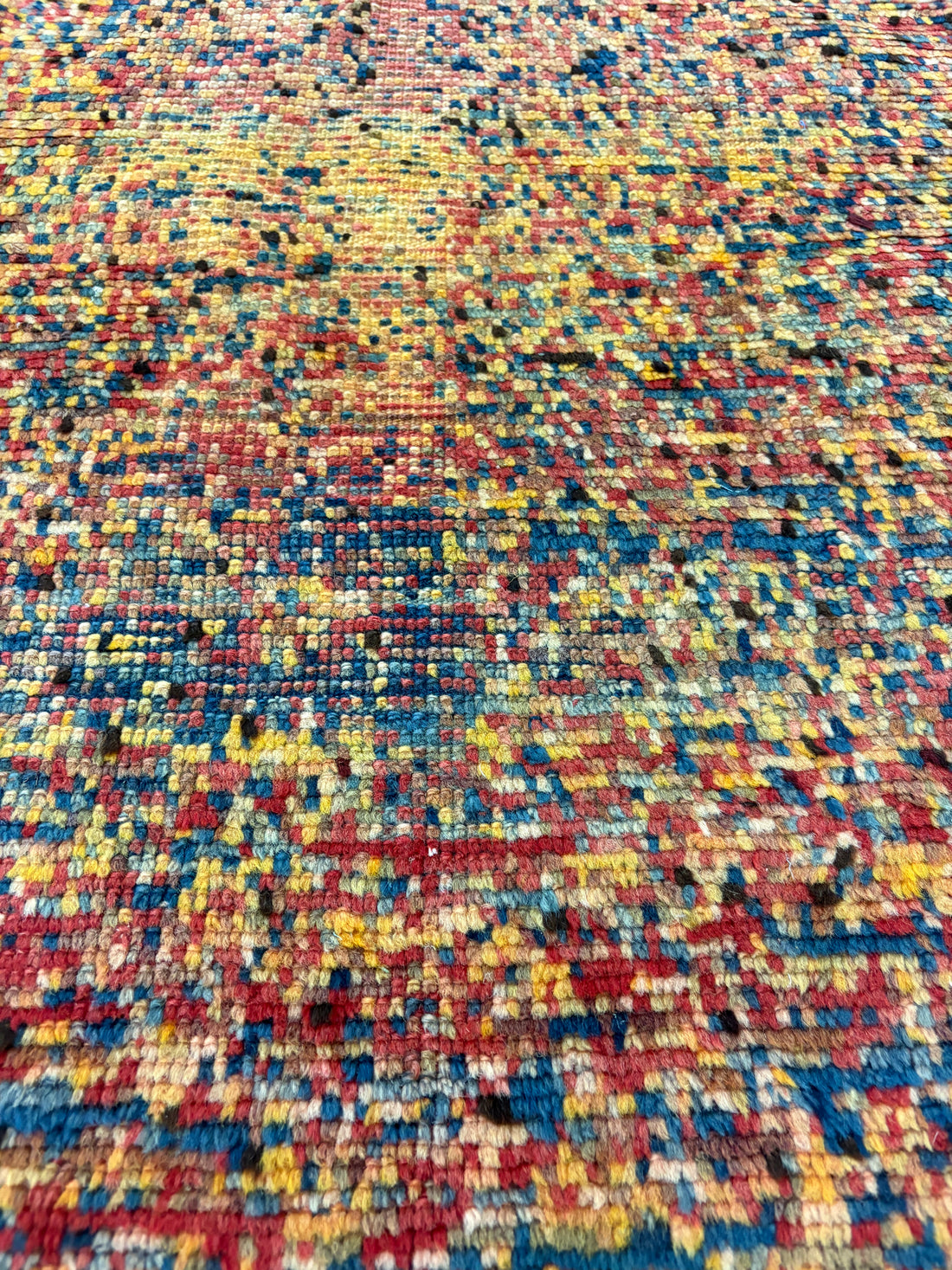 Rust and Gold Multi-Color Berber Rug