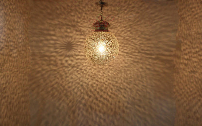 Intricately Designed Silver Lantern