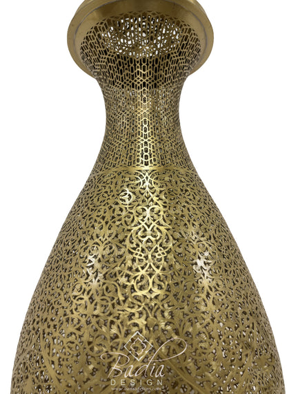 Tall Standing Brass Desktop Lamp