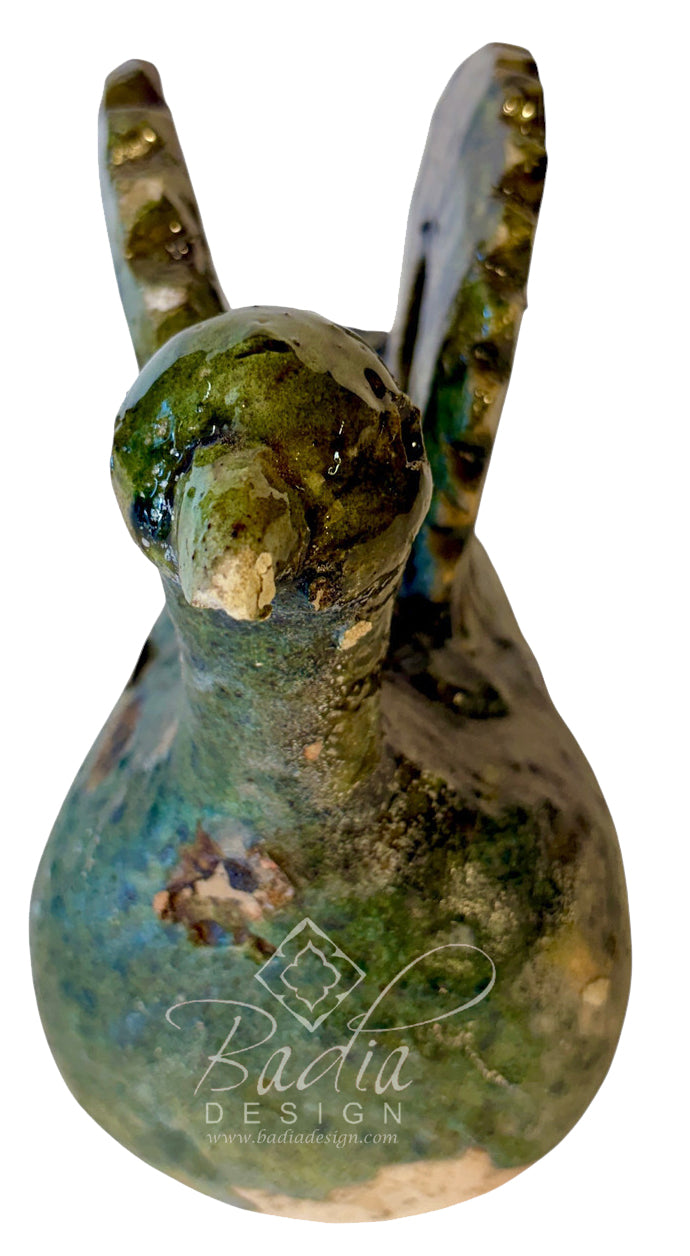 Tamegroute Bird Sculpture with Raised Wings