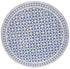 Moroccan Blue and White Intricately Designed Ceramic Tile Table Top