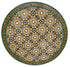 Round Moroccan Green and Beige Mosaic Tile Table Top