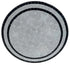 Black and White Round Moroccan Ceramic Tile Table Top