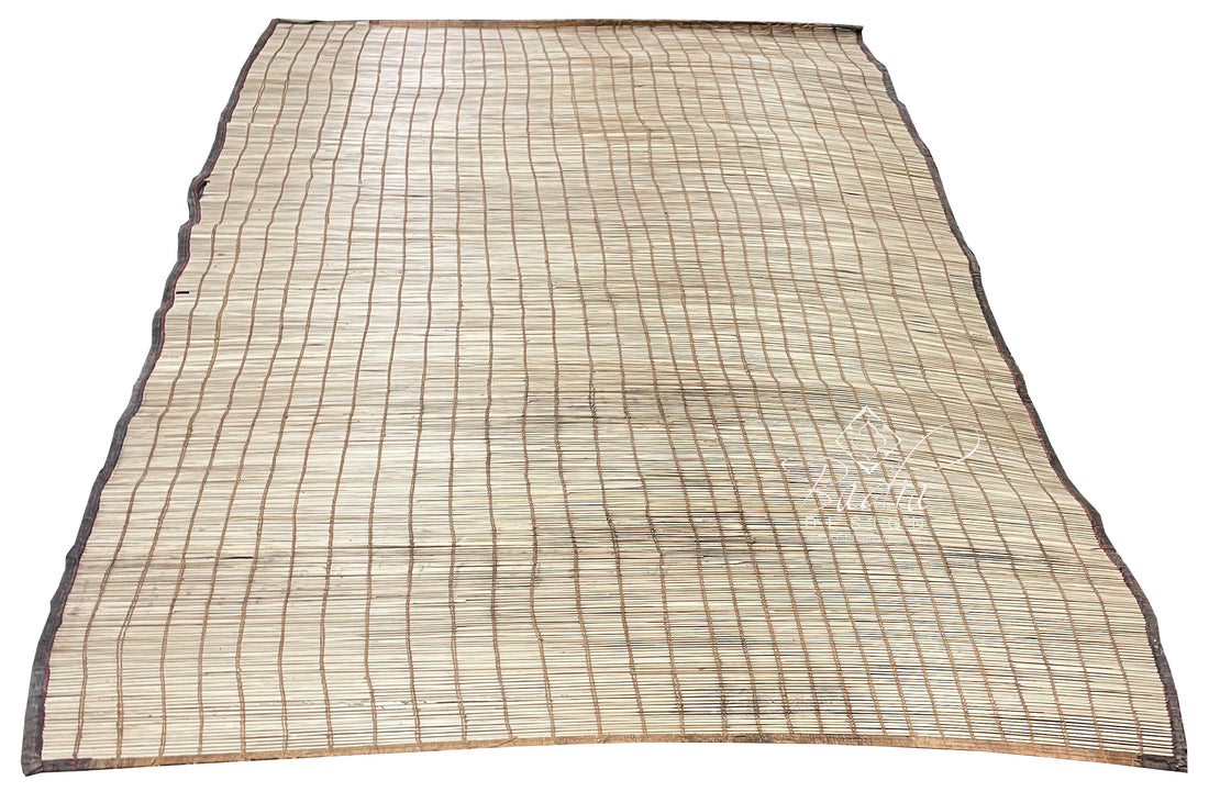 Traditional Handwoven Berber Straw Mat