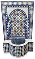Moroccan Multi Color Mosaic Tile Water Fountain