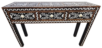 Wooden Cedar Cabinet with White Inlay