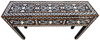 Wooden Cedar Cabinet with White Inlay