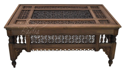 Cedar Wood Moucharabieh Coffee Table