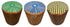 Three Moroccan starburst top side tables