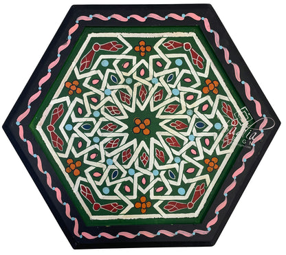 Colorful Hand Painted Side Tables