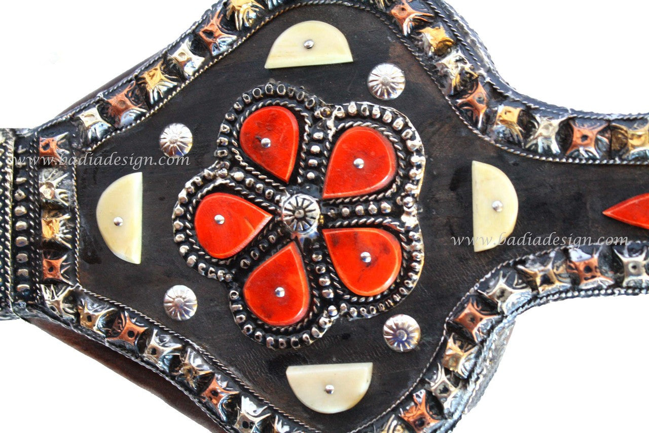 Metal Air Blower with Bone Inlay
