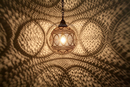 Moroccan Brass Pendant Light